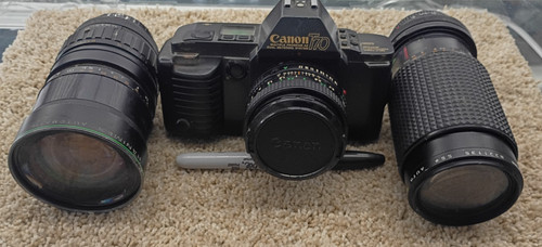 Canon t70 35mm - canon, camera